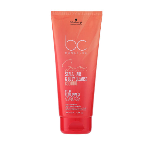 Bonacure Sun Protect Champú 3en1 para Cuero cabelludo, Cabello y Cuerpo 200ml